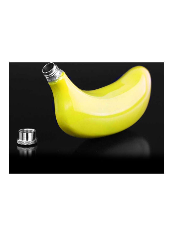 Banana Shaped Flask Yellow