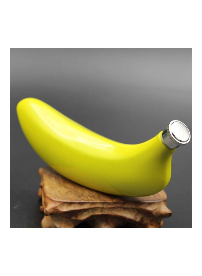 Banana Shaped Flask Yellow