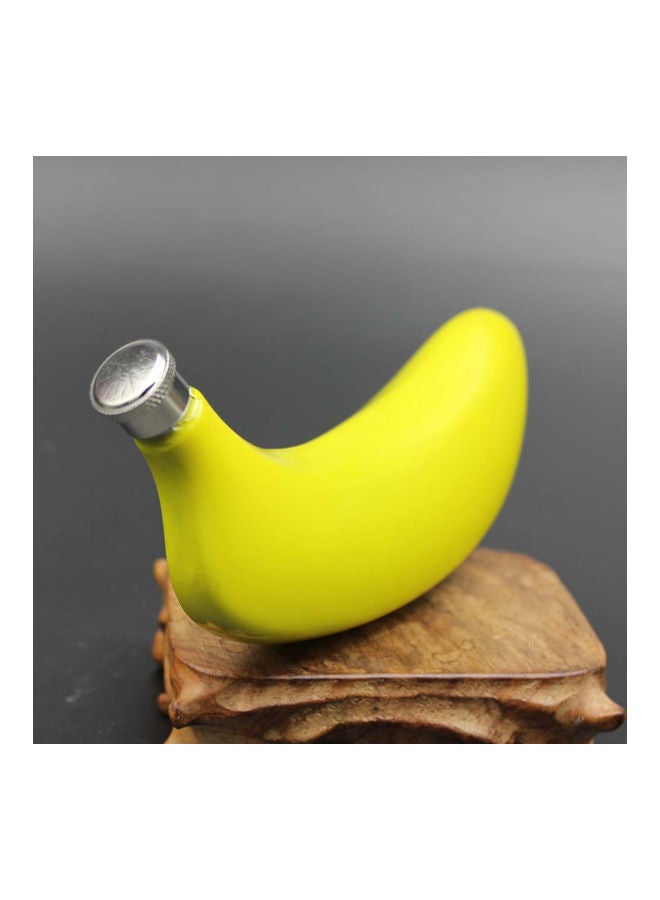 Banana Shaped Flask Yellow