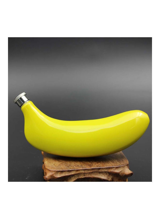 Banana Shaped Flask Yellow