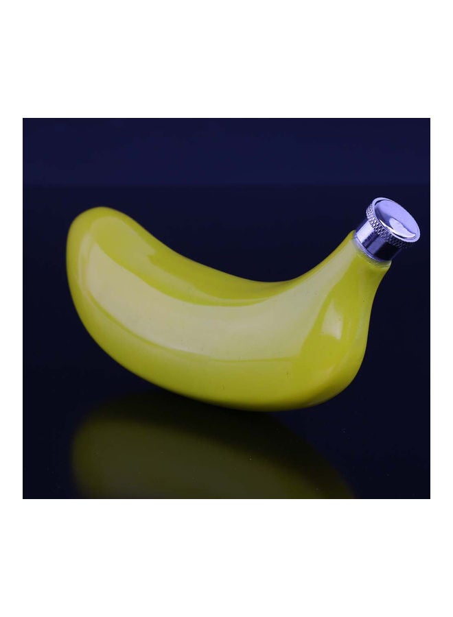 Banana Shaped Flask Yellow