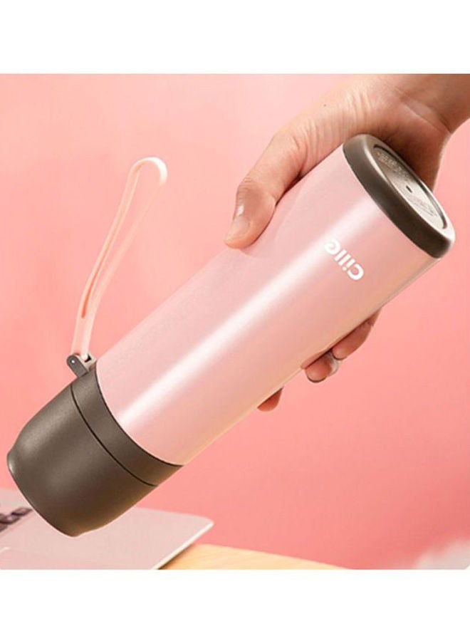 Intelligent Thermos Cup Pink 23.5cm