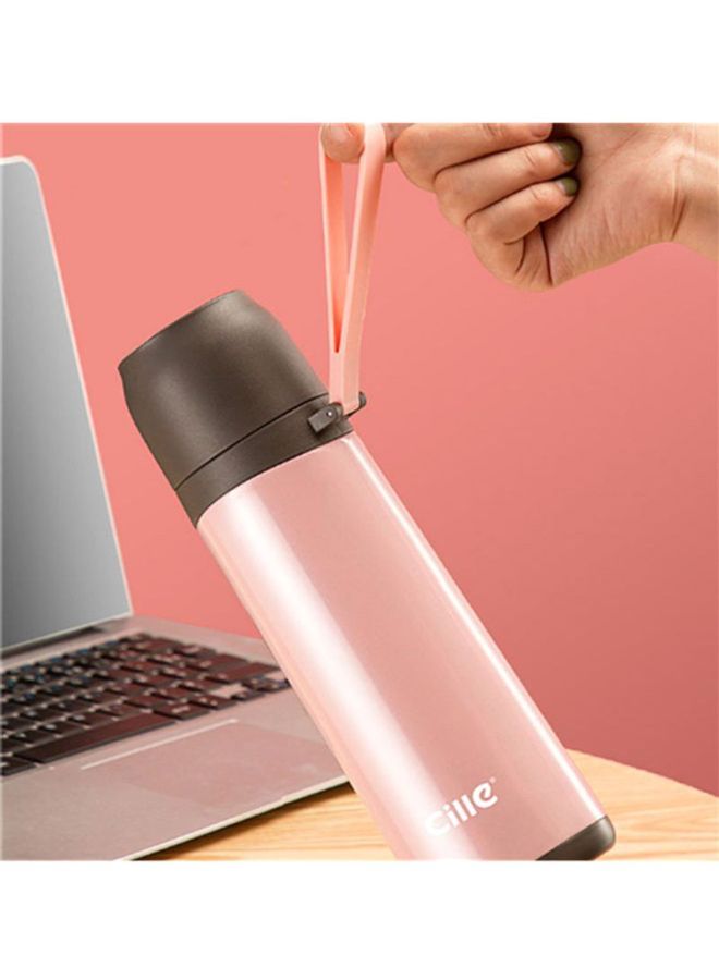 Intelligent Thermos Cup Pink 23.5cm