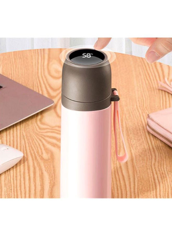 Intelligent Thermos Cup Pink 23.5cm
