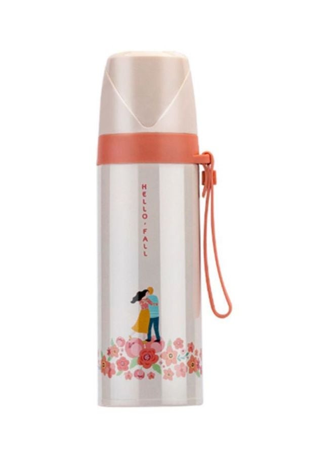 Portable Thermos Beige/Pink