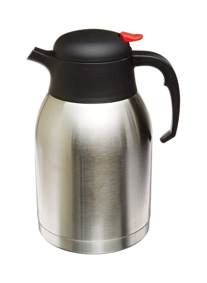 Thermal Coffee Jug With Lid Silver/Black