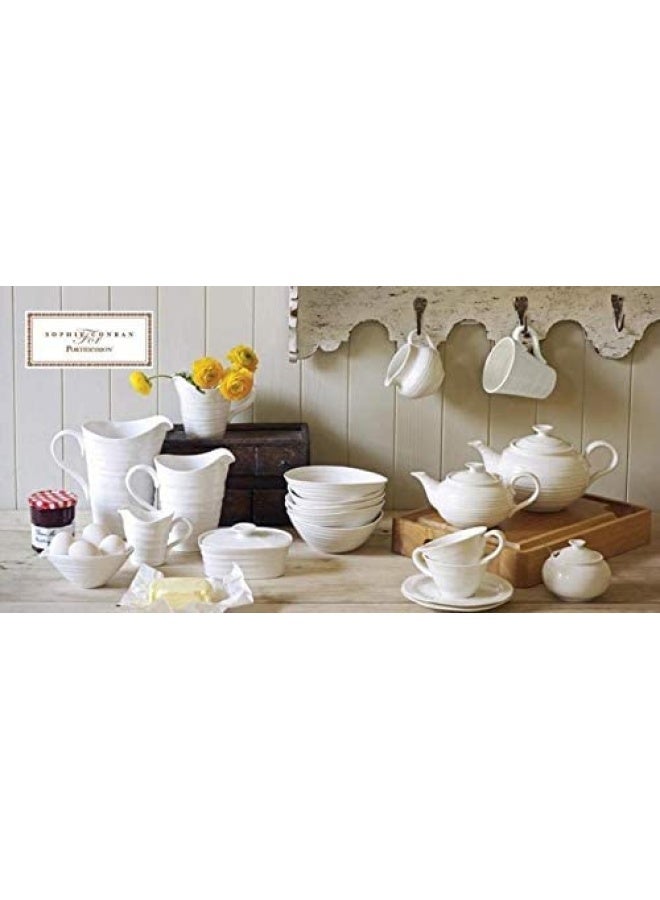 Portmeirion Home And Gifts Place Setting  Porcelain  White  28 X 28 X 6.6 Cm