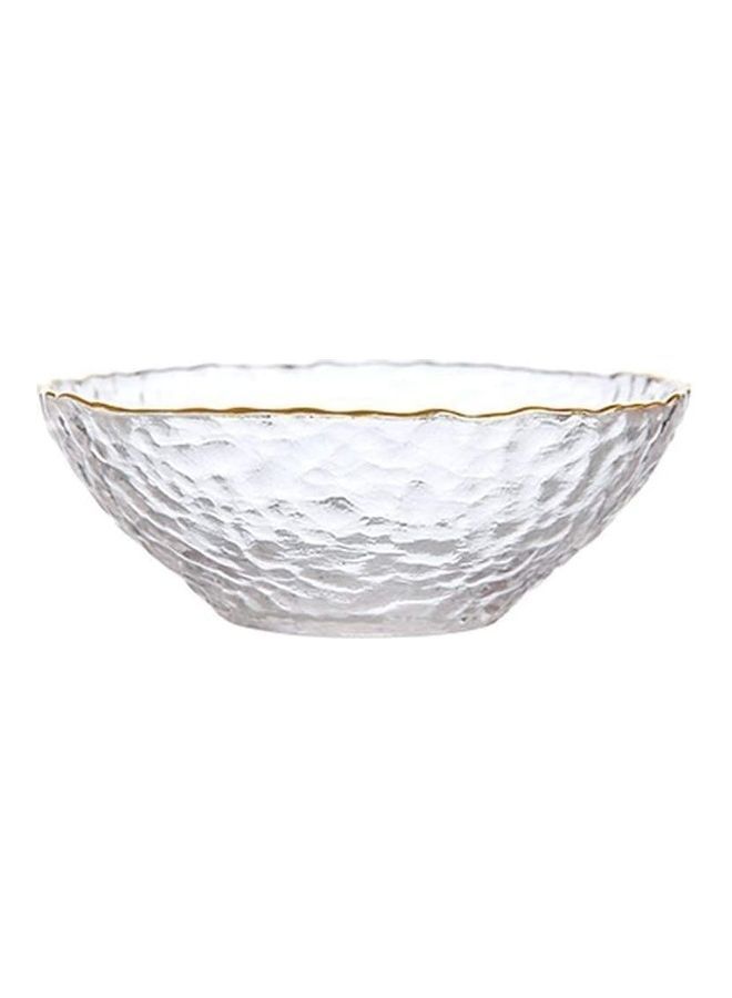 Ice Flower Salad Bowl White/Gold 700ml