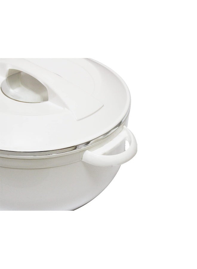 Insulated Stainless Steel Casserole Nova White 5500ML