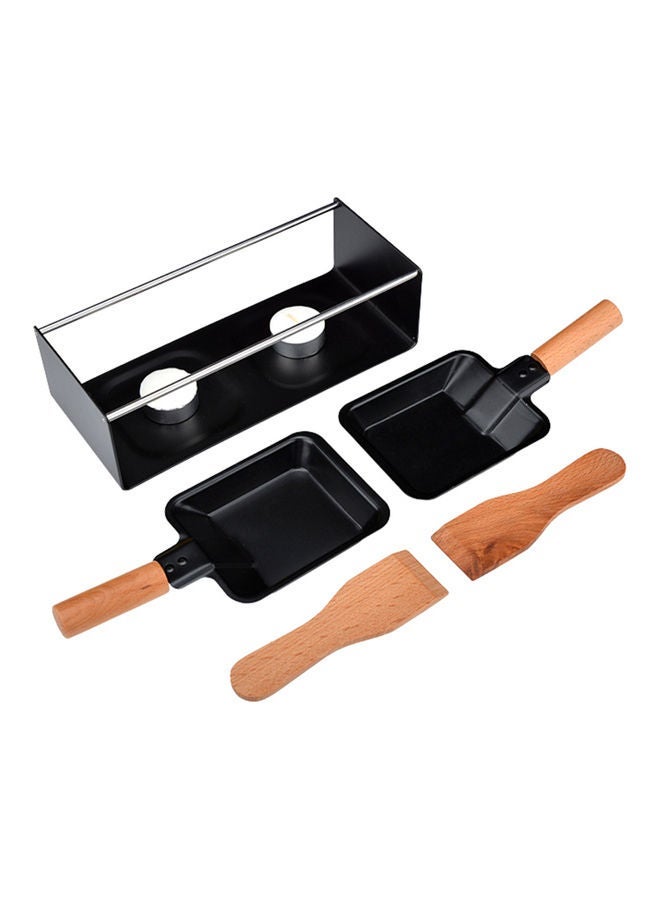 Non-Stick Cheese Melter Pan Black/Brown 23.50x7.00x10.50cm