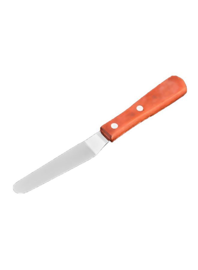 Stainless Steel Spatula Silver/Orange 26x3.2centimeter