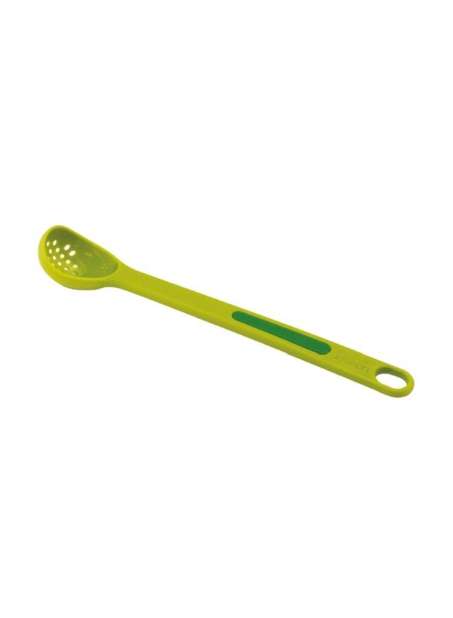 2-Piece Scoop And Pick Jar Spoon Fork Set Green 20x2.7x2.7cm