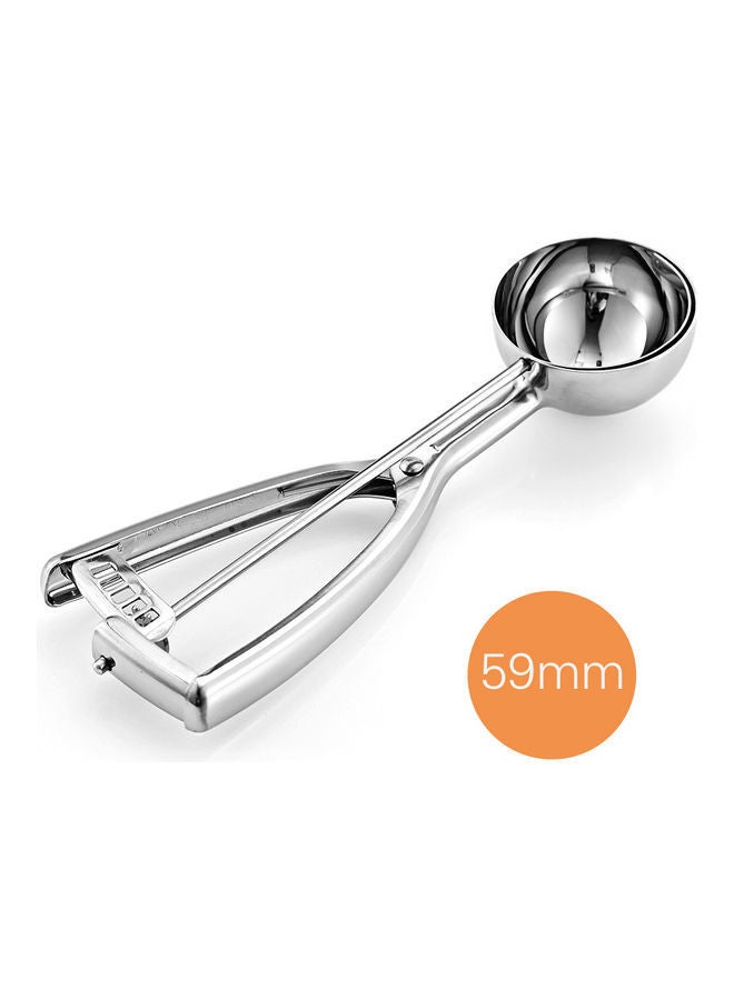 2-In-1 Measuring Spoon Silver 59millimeter