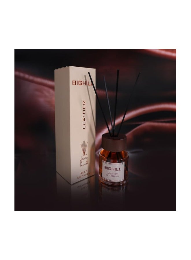 Bighill reed diffuser perfumed Leather diffuser 120ml