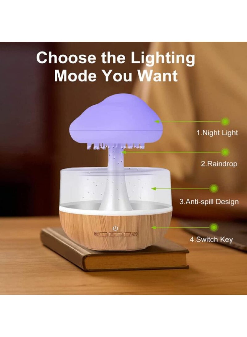 Raining Tranquility: Cloud Night Light & Aromatherapy Oasis