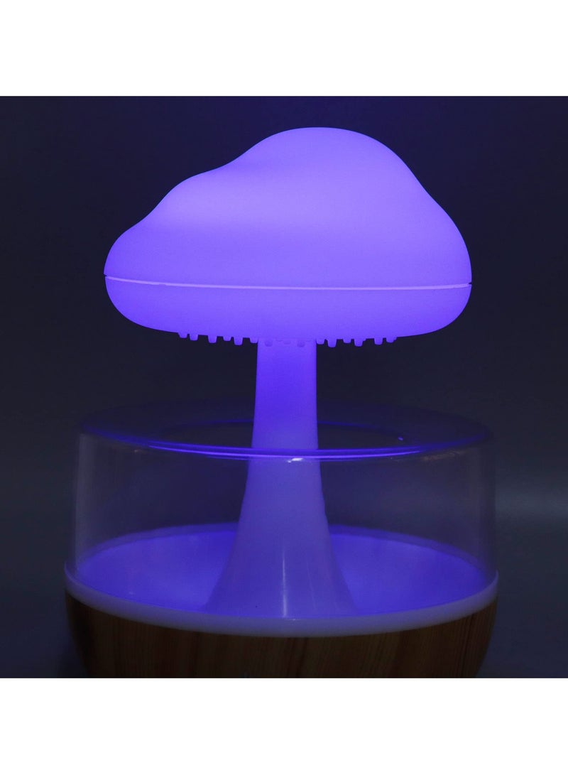 Micro Bliss: Cloud Humidifier & Desk Fountain for Relaxation