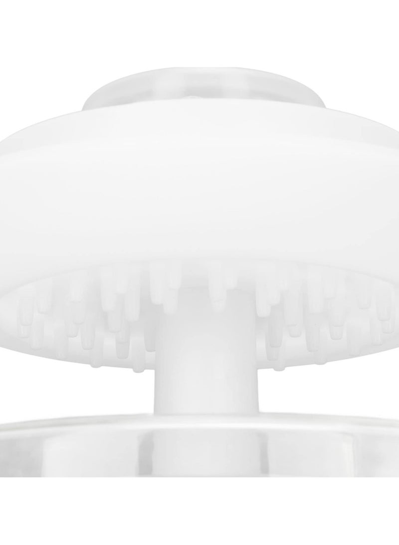 V2COM Raining Cloud Night Light Aromatherapy Essential Oil Diffuser Micro Humidifier Desk Fountain Bedside Sleeping Relaxing Mood Water Drop Sound (White)