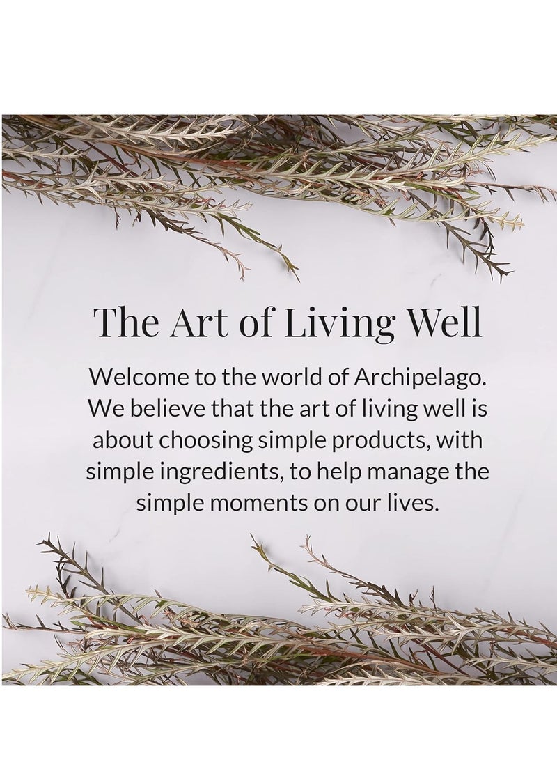 Archipelago Botanicals Havana Glass Jar Candle, Bergamot, Tobacco Flower and Ylang Ylang Scent, Lead-Free Candle Wicks, Burns Approx. 60 Hours (8.6 oz)