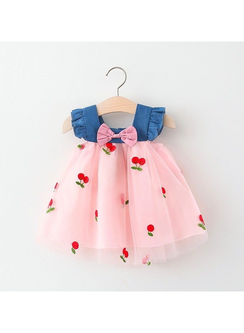 New Fluffy Yarn Fashionable Baby Dress