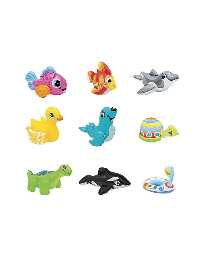 1-piece Inflatable Animals Set Assorted 10.2x2.2x15.2cm