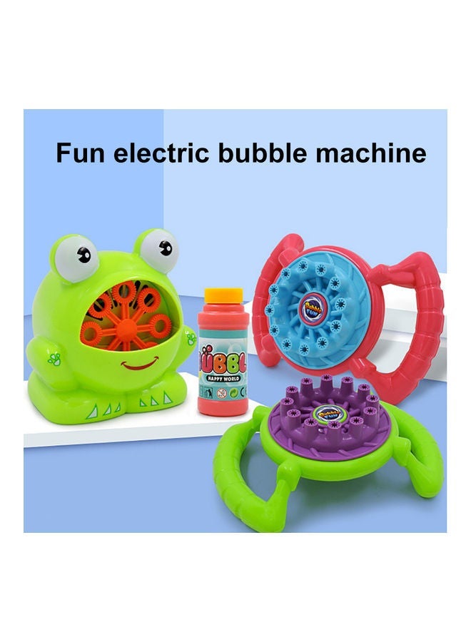 Wheel Shaped Automatic Bubble Blower Toy