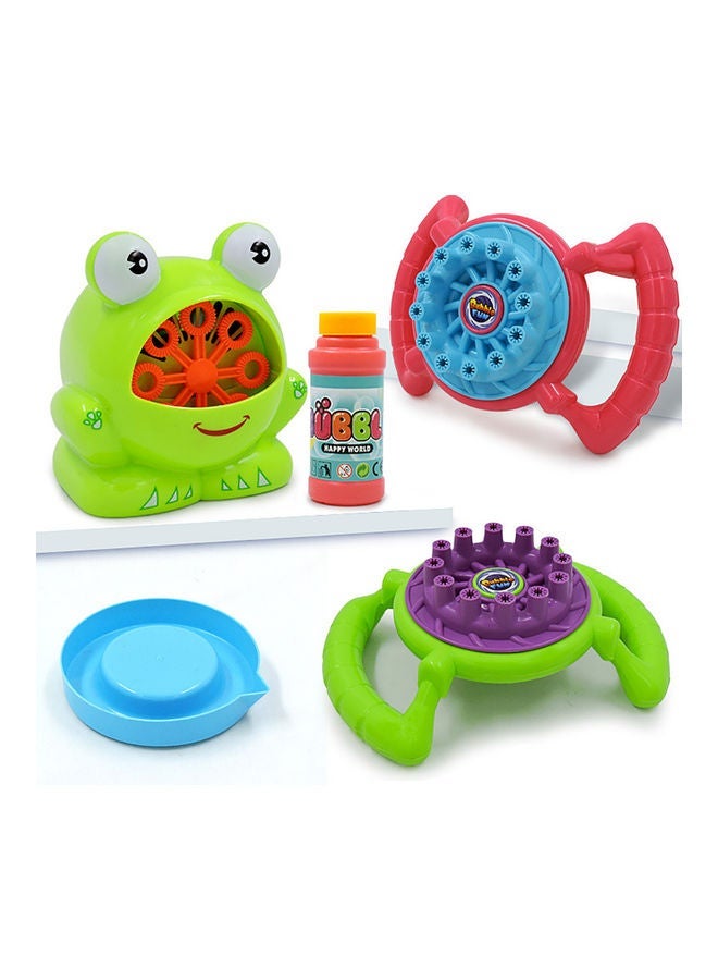 Wheel Shaped Automatic Bubble Blower Toy