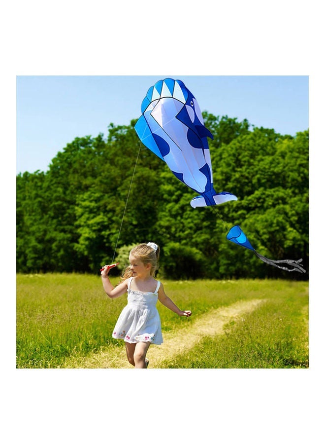 3D Soft Whale Frameless Flying Kite