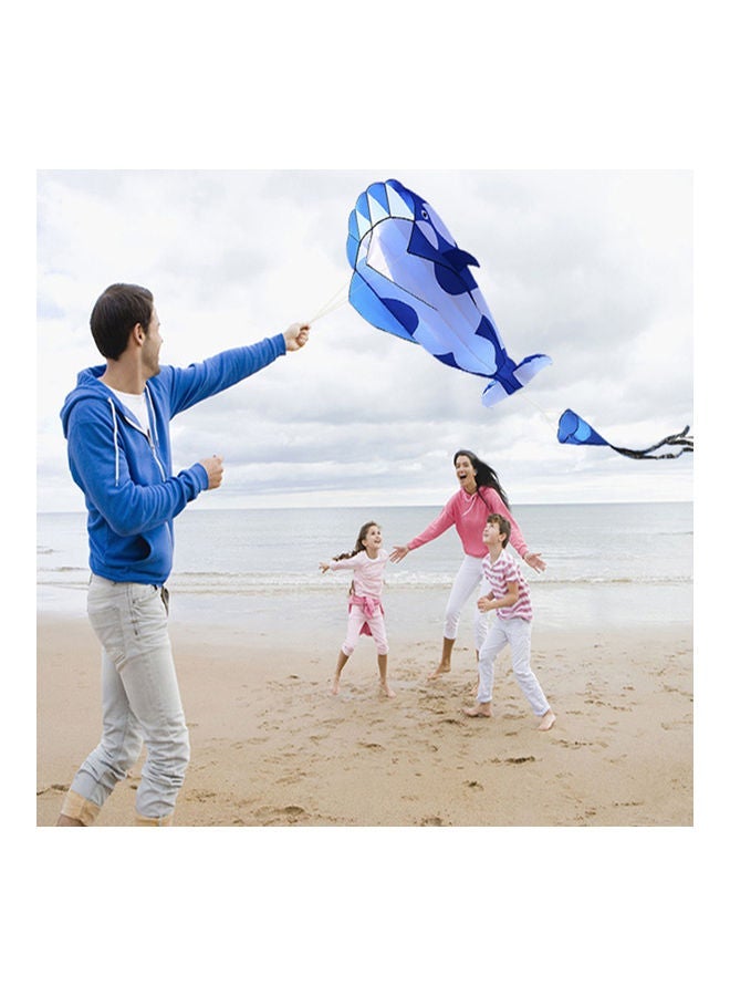 3D Soft Whale Frameless Flying Kite