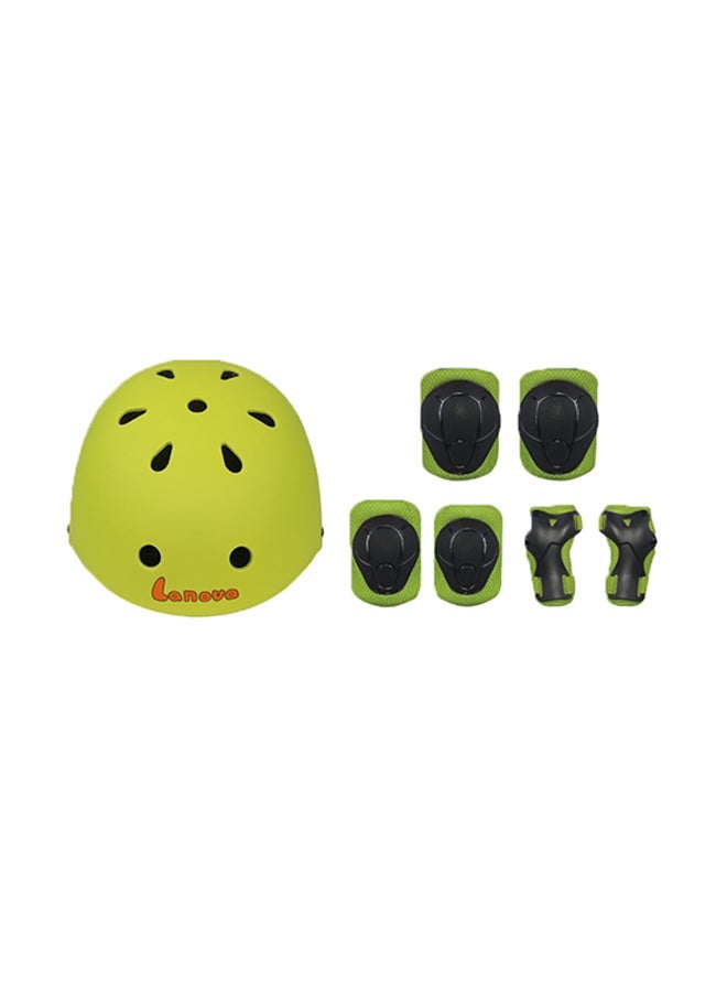 Children's Balance Wheel Slip Knee Pads Elbow Guards Helmet 7 set 1kg