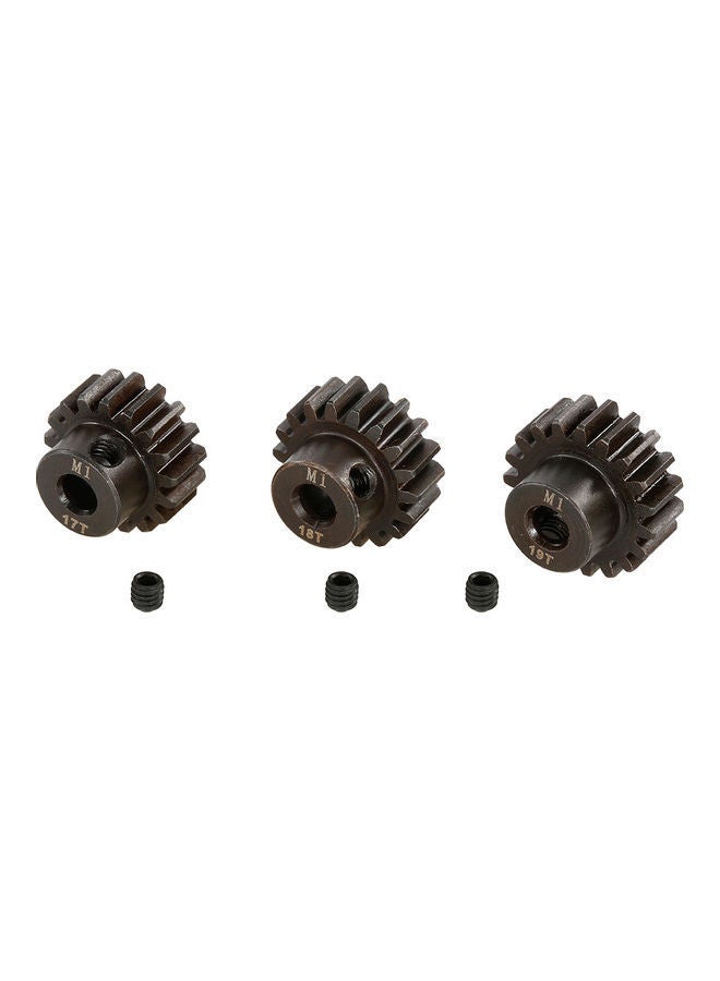 3-Piece Pinion Motor Gear For 1/8 RC Buggy Car Monster Truck 9x2x5cm