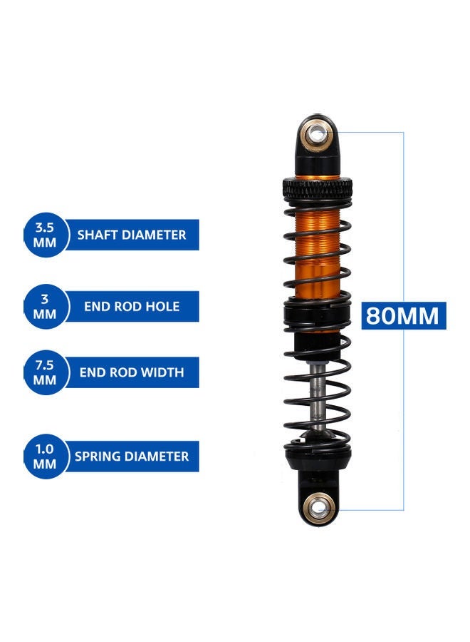 4-Piece Adjustable Metal Shock Absorber Damper