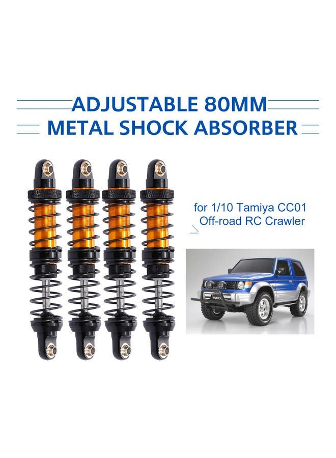 4-Piece Adjustable Metal Shock Absorber Damper