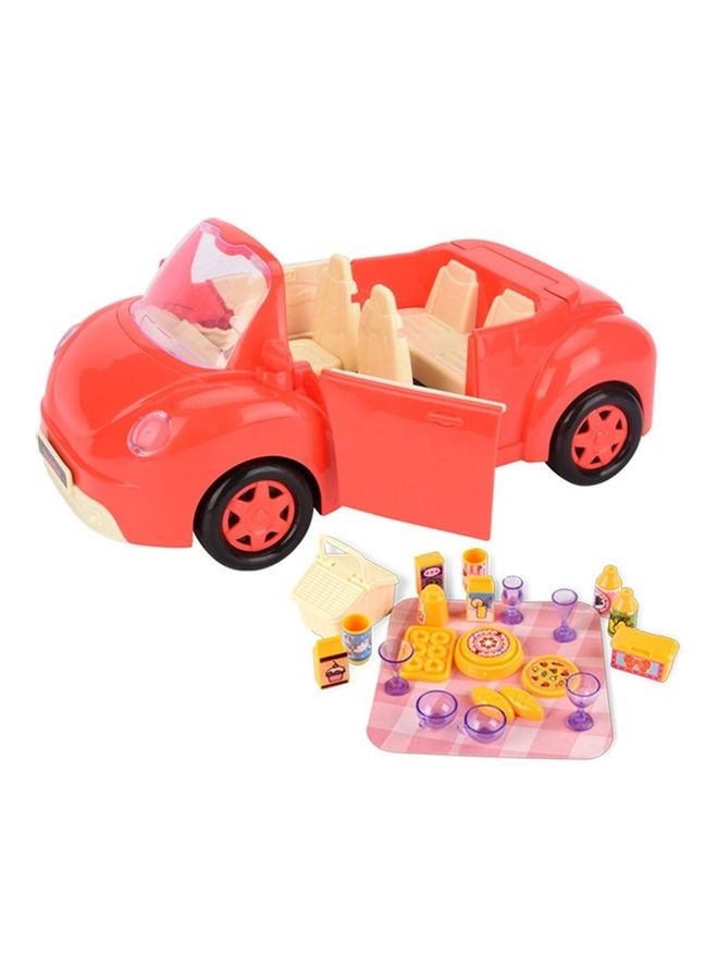 Convertible Picnic Sports Car Set 32 x 15 18cm