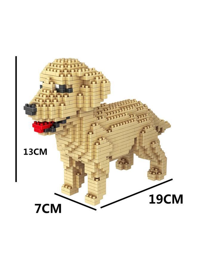 T3705-6-L 950-Piece Golden Retriever Dog Building Set T3705-6 14+ Years