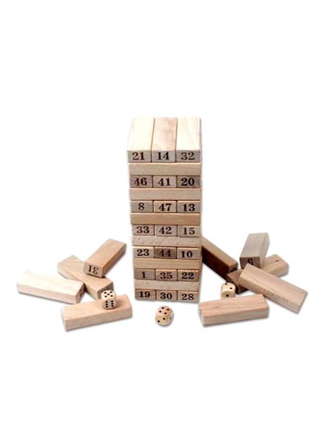 Wood Building Blocks Stacker Game