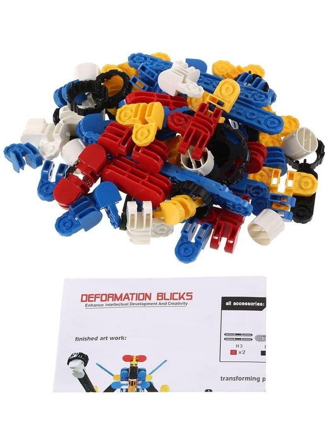 ARK0740 75-Piece Transformable Construction Building Block Set 3+ Years