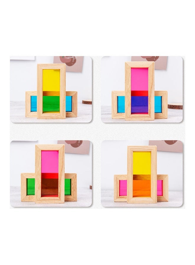 n1523 Children's Early Education Creative Acrylic Colour Translucent Building Blocks 3+ Years