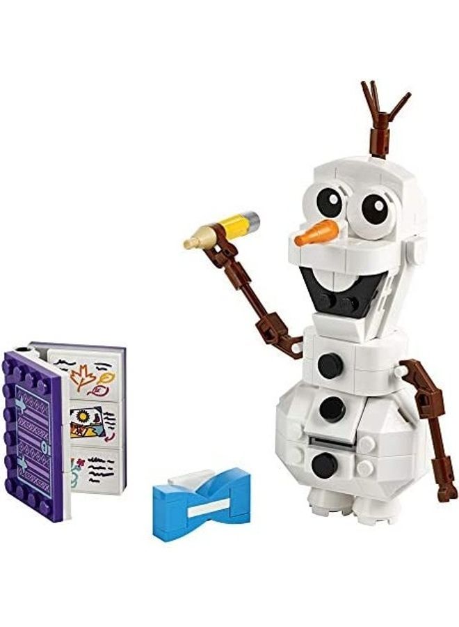 2536191 Disney Frozen II Olaf Snowman Toy Figure 122-Piece Building Kit 6+ Years