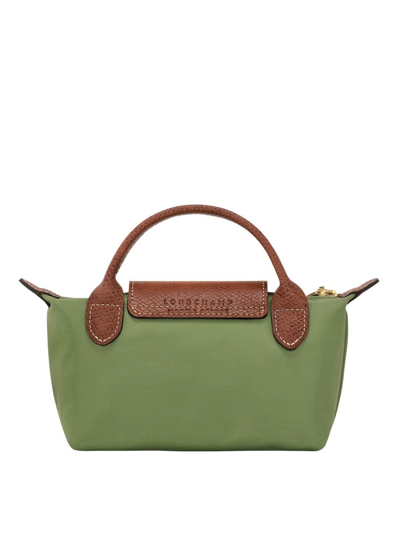 Women's Mini Makeup Bag, Handbag, Shoulder Bag Moss green Classic