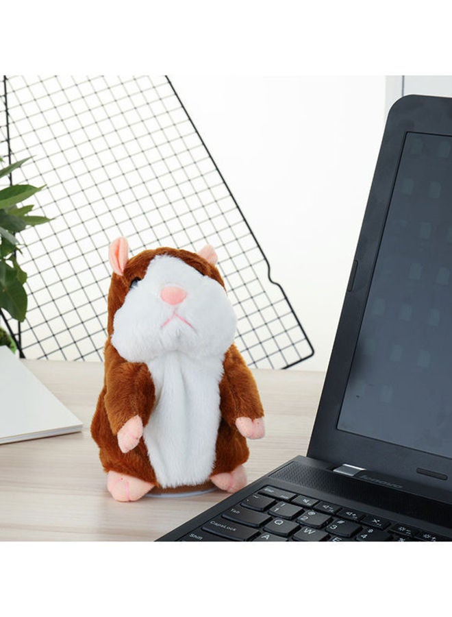 Talking Hamster Plush Toy 16x9x9cm