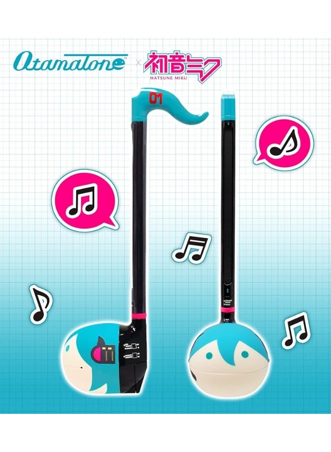 Otamatone Classic Hatsune Miku Vocaloid [Officially Licensed] Japanese Character Electronic Musical Instrument Portable Synthesizer from Japan Maywa Denki for Children Kids and Adults Gift