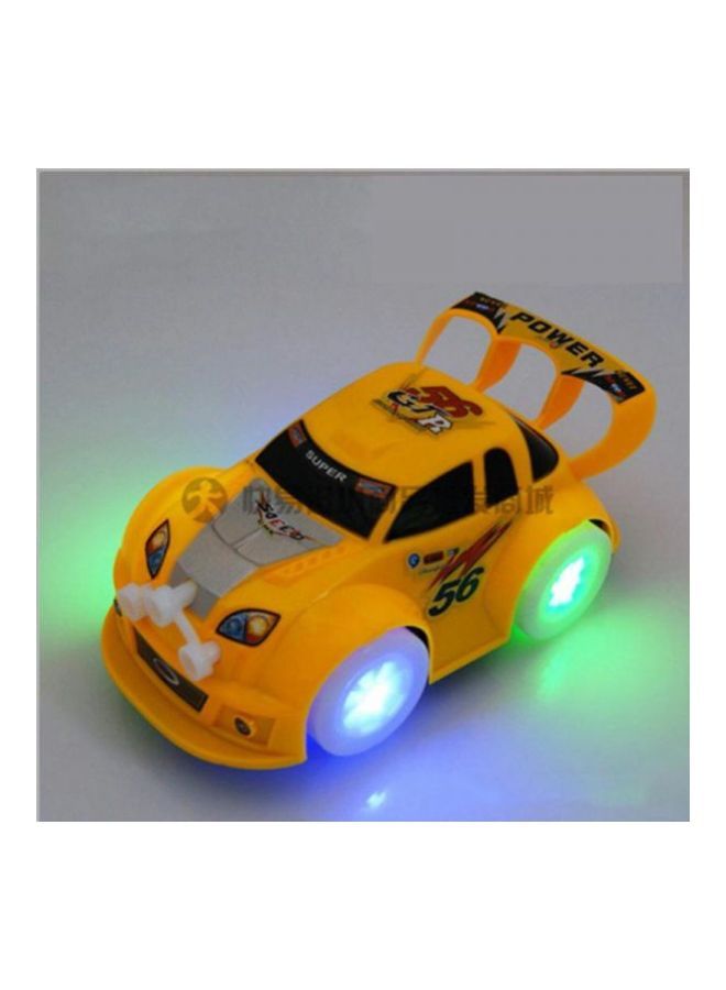 Automatic Steering Electric Racing Car Yellow