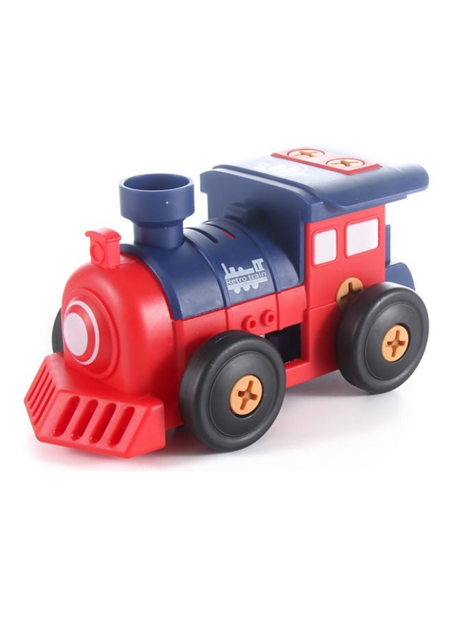 Disassemble And Assemble Children's Toy Train Multicolour 15x8.5x8cm