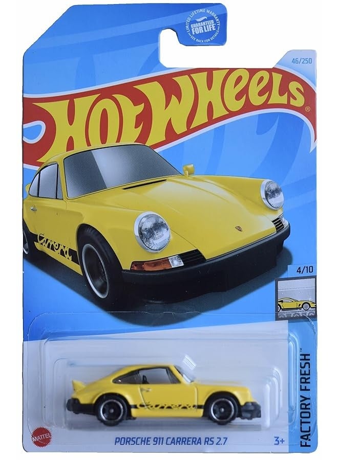 Hot Wheels Porsche 911 Carrera RS 2.7, Factory Fresh 4/10 [Yellow] 46/250