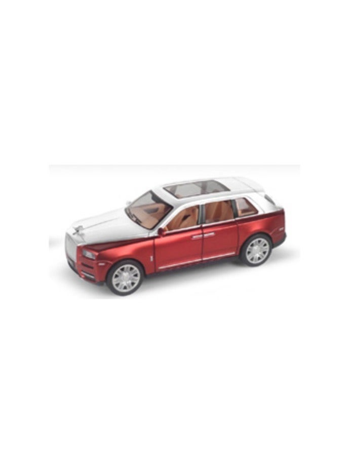 Diecast Luxury Car Model with Sound and Light Features