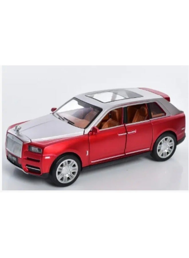 Diecast Luxury Car Model with Sound and Light Features