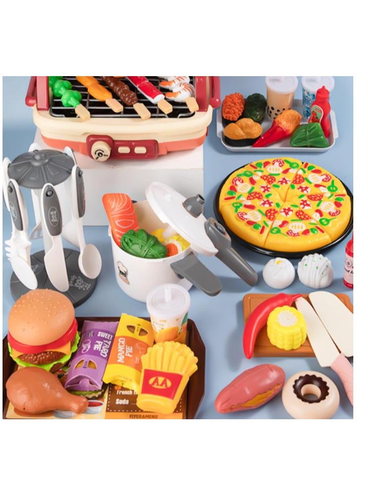 Children's Home Simulation Food Kitchen Toys Camping Kitchenware Set