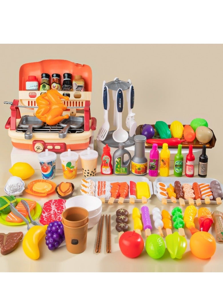 Children's Home Simulation  Kitchen Toys Camping Kitchenware Set