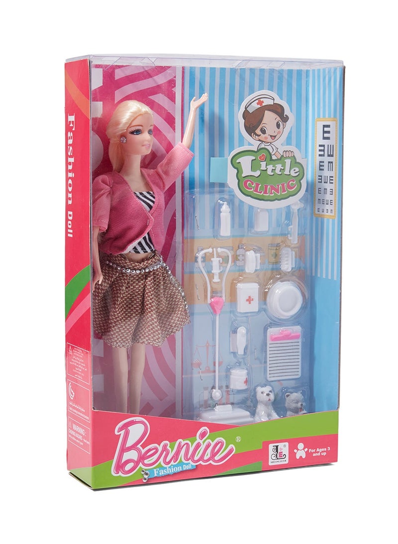 Plastic Toys Doll Set