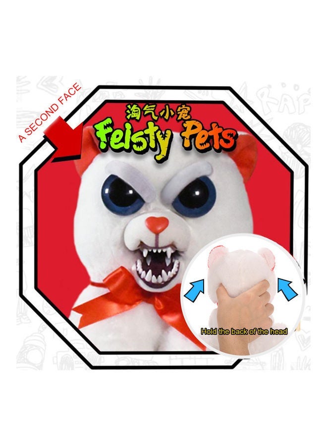 Bear Feisty Pets Soft Toy 23.5x13.5x15.5cm